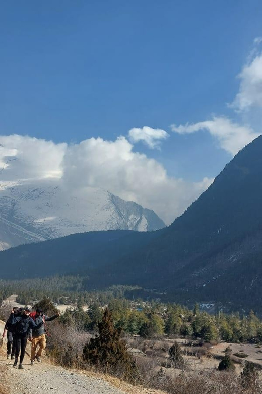 Annapurna Circuit Trek With Tilicho Lake :Best Trek in Nepal - Dharapani to Chame: forest, river valley, and rising peaks
