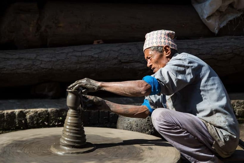 Bhaktapur: Experience the Art of Clay, Curd, and Chant - Pottery Square and the 1.5-hour clay workshop