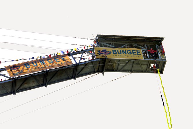 Bungee Pokhara by HighGround Adventures - Preparing for the Five-Second Freefall
