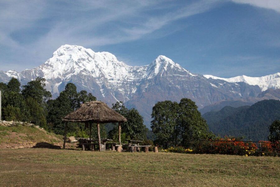 Day Hike at Annapurna Foothills - The long descent to Phedi