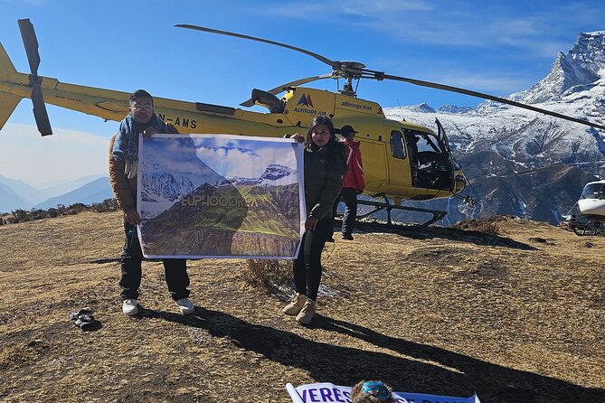 Everest base camp helicopter tour with Guarenteed Landing - The 5:45 am start from Kathmandu