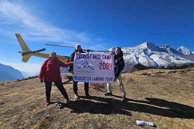 Everest base camp helicopter tour with Guarenteed Landing - Mount Everest and the Kala Patthar viewpoint