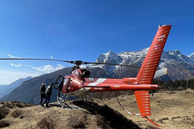 Everest Base Camp helicopter tour with landing - Seeing Kala Patthar and Base Camp from above