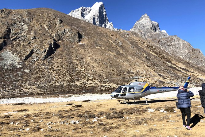 Everest Base Camp Helicopter Tour with Stop at Everest View Hotel - Flying over Everest Base Camp at 5,364 meters