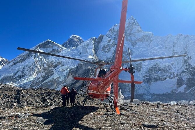Everest Base Camp Tour & View Point by Helicopter from Katmandu - Everest Base Camp from above