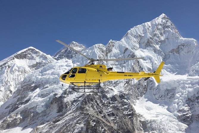 Everest Helicopter Tour - Flying over Pheriche, Gokyo, and the Khumbu Glacier