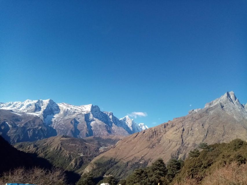 From Kathmandu Budget: 15 Day Everest Base Camp Trek - Surkhe to Namche, bridges and the first big climb