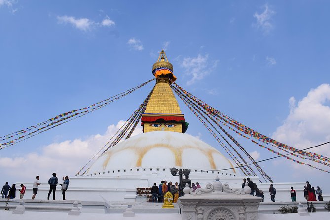 Half Day Boudhanath Stupa Tour in Kathmandu - Entering the stupa square