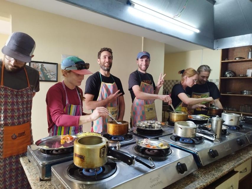 Half Day Cooking Class in Thamel with Local Market Visit - Three menus with momos guaranteed