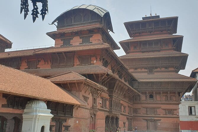 Kathmandu and Patan Heritage and Living Goddess Experience Tour - Crossing the local market before the monuments
