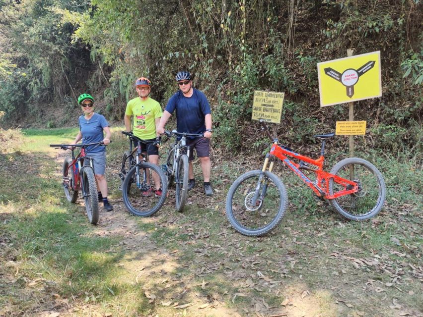 Kathmandu and Surrounding Full-Day Mountain Biking Tour - Leaving Thamel and reaching the rural tracks