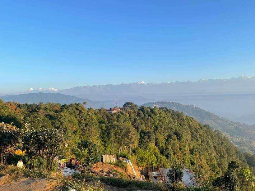 Kathmandu: Bhaktapur and Nagarkot Sunrise to Sunset Tour - Nagarkot at sunrise, with the weather in charge