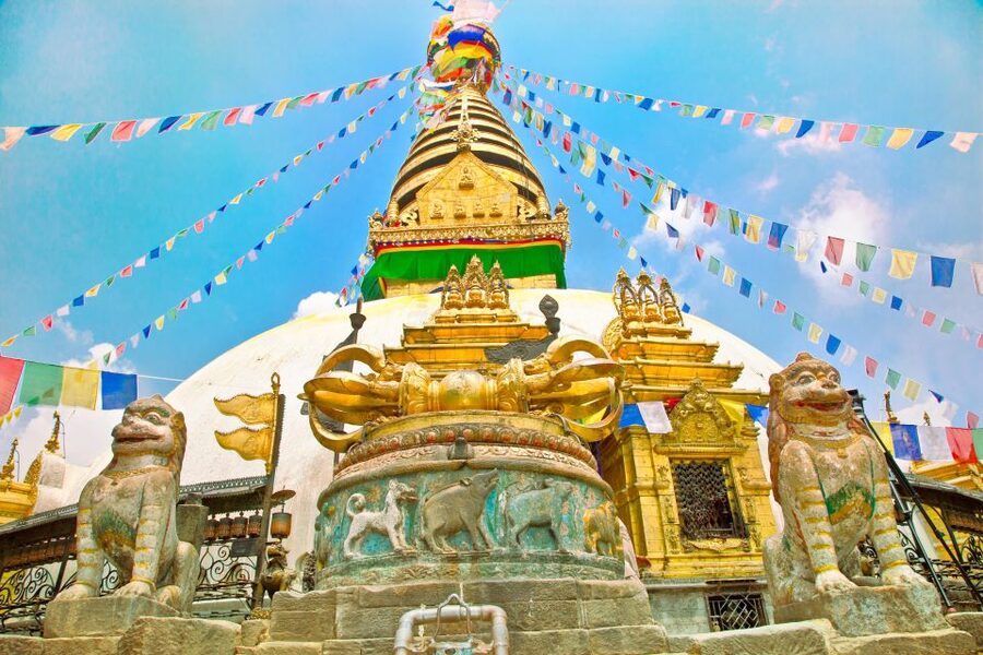 Kathmandu: Chandragiri Cable Car and Monkey Temple Tour - Bhaleshwor Mahadev Temple at the summit