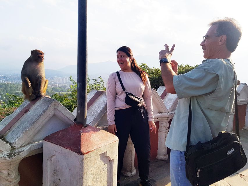 Kathmandu: Chandragiri Cable Car and Monkey Temple Tour - Momos with a view