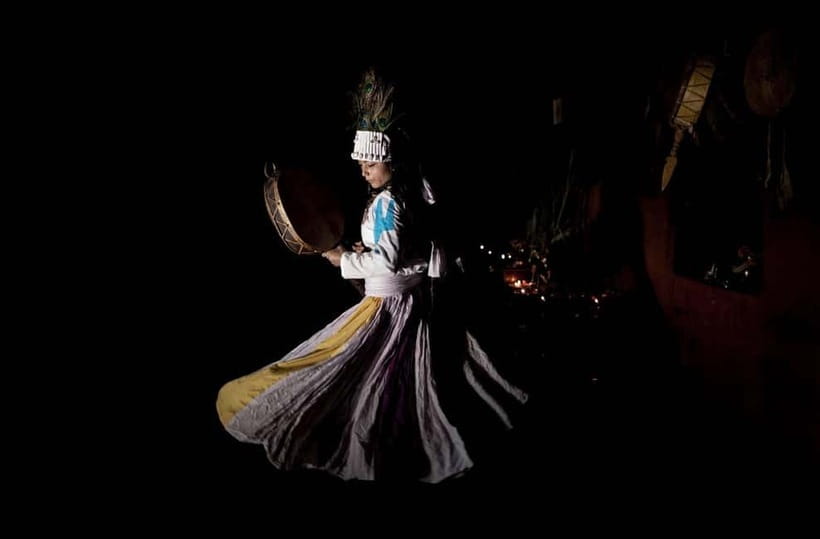 Kathmandu: Experience Shamanic Healing and Purification - Leaving Thamel by black cab