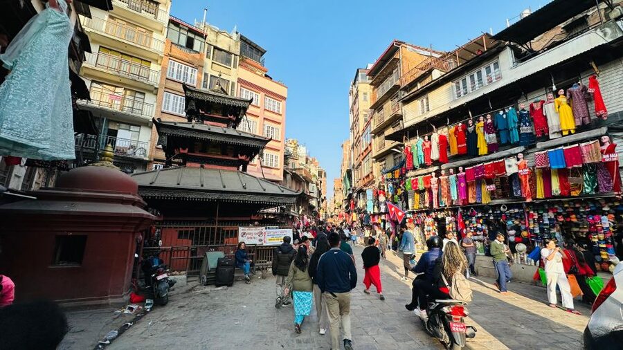 Kathmandu Heritage Walk | Heritage Walk of Kathmandu - Bhotahiti and the Local Market Finish