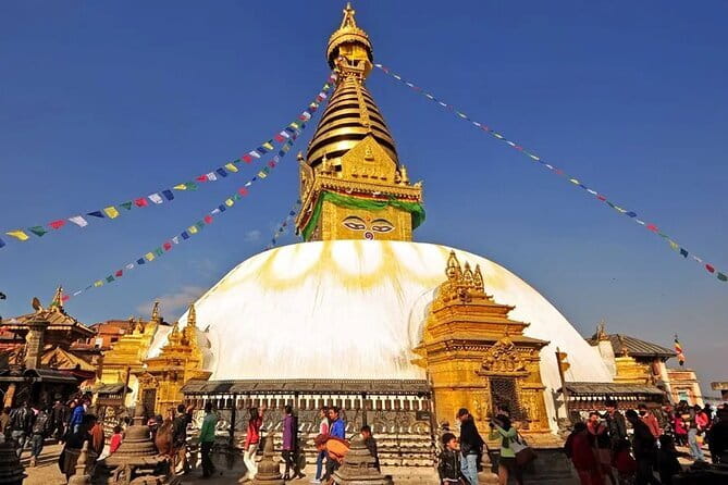 Kathmandu: Kopan Monastery, Swayambhu and Boudha Nath Stupa Tour - Kopan Monastery: a quieter hour on the hill