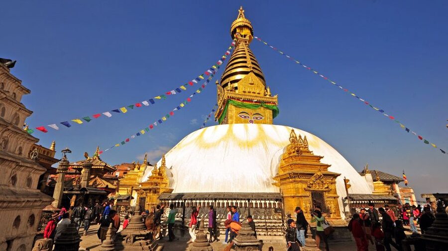 Kathmandu: Monkey Temple and Chandragiri Cable Car Ride Tour - Two hilltops, two sides of Kathmandu