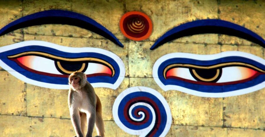 Kathmandu: Monkey Temple and Chandragiri Cable Car Ride Tour - Riding the Chandragiri cable car