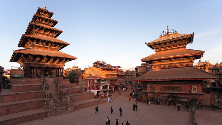 Kathmandu: Private Patan and Bhaktapur Sightseeing Tour - Bhaktapur’s Nyathapole Temple and royal symbols