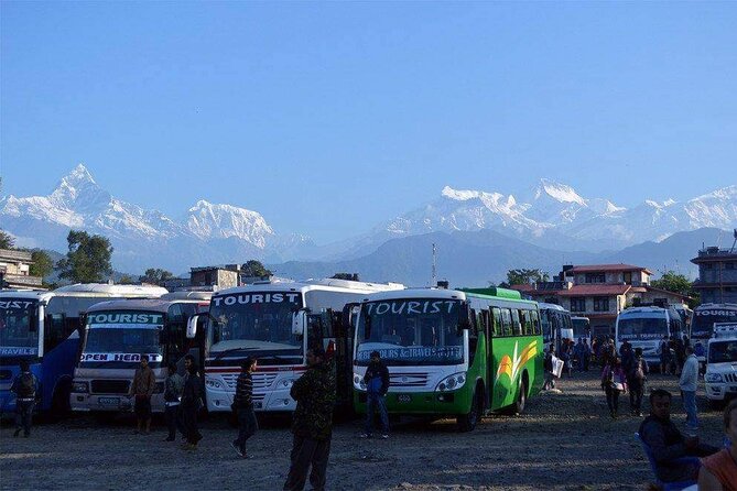 Kathmandu to Pokhara Luxury Bus Ticket – Easy & Reliable Booking - The scenery between breakfast and lunch