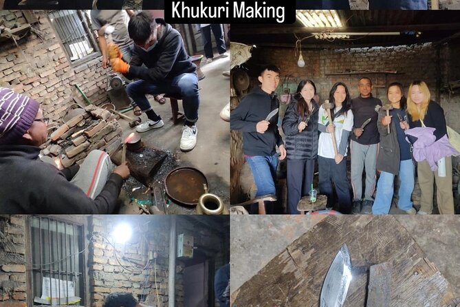 Knife (Khukuri) Making Workshop- Forge of the Gurkhas - Hammering raw steel into a curved khukuri