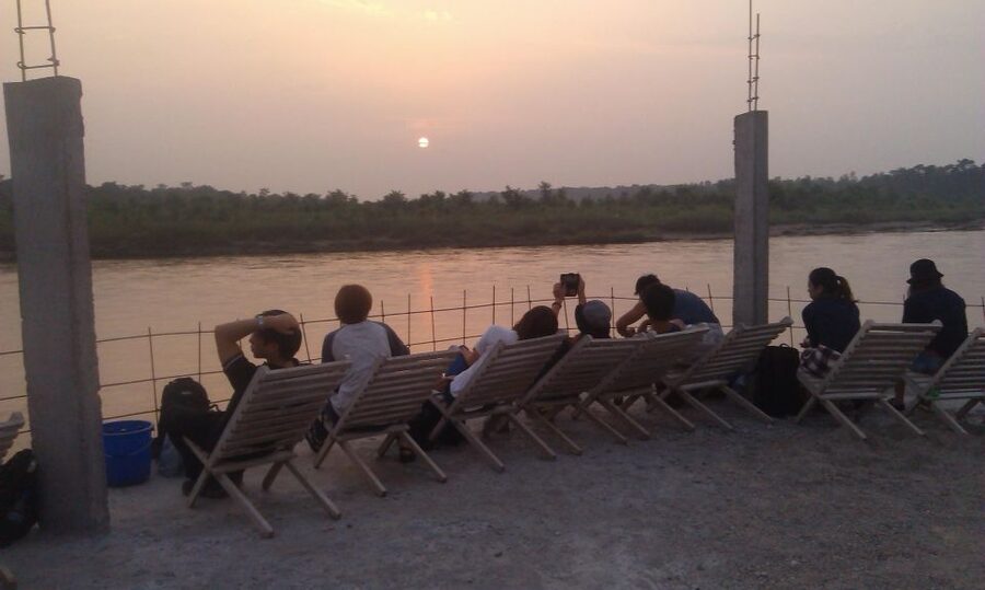 Luxury Chitwan Jungle Safari Package (2Nights/3Days) Resort - Walking through the forest with a licensed guide