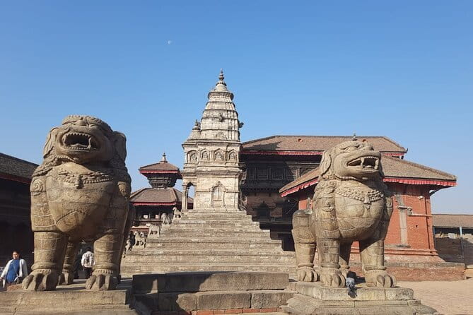 Nagarkot Sunrise & Bhaktapur Durbar Square UNESCO Heritage Tour - Nagarkot View Tower and the Himalayan horizon