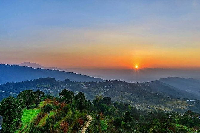 Nagarkot Sunrise Tour - Watching first light at Nagarkot View Tower