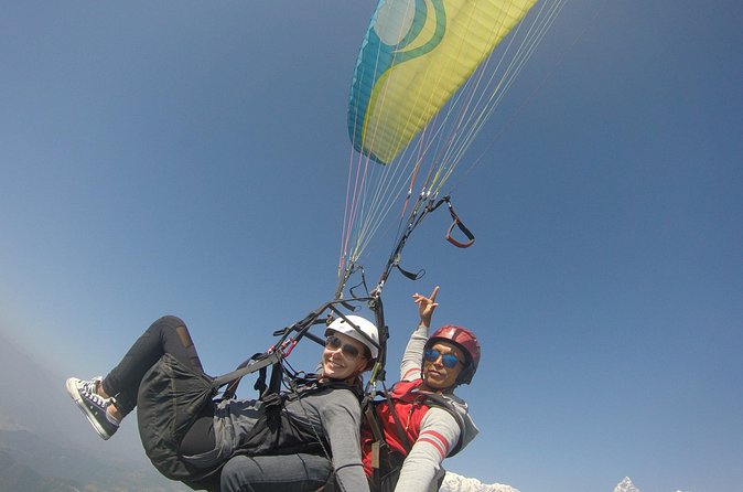 Paragliding at Pokhara - Landing, return to Lakeside, and the real timing