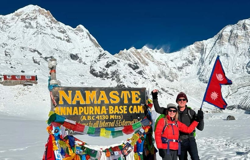 Pkr/Kathmandu: 5-Day Annapurna Base Camp & Hot spring Trek - Day 2: Forest paths, waterfalls, and Deurali at 3,230 meters