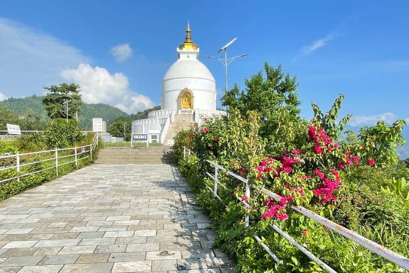 Pokhara: 1-Day World Peace Pagoda and Lord Shiva Statue Trek - A lake crossing before the real work begins