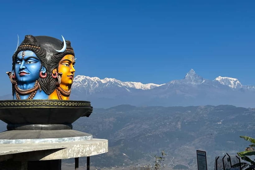 Pokhara: 1-Day World Peace Pagoda and Lord Shiva Statue Trek - World Peace Pagoda: a viewpoint with a message