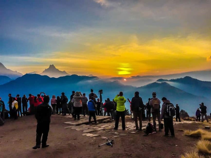 Pokhara: 2 & 3 Days Ghorepani Poon Hill Private Guided Trek - Poon Hill before sunrise