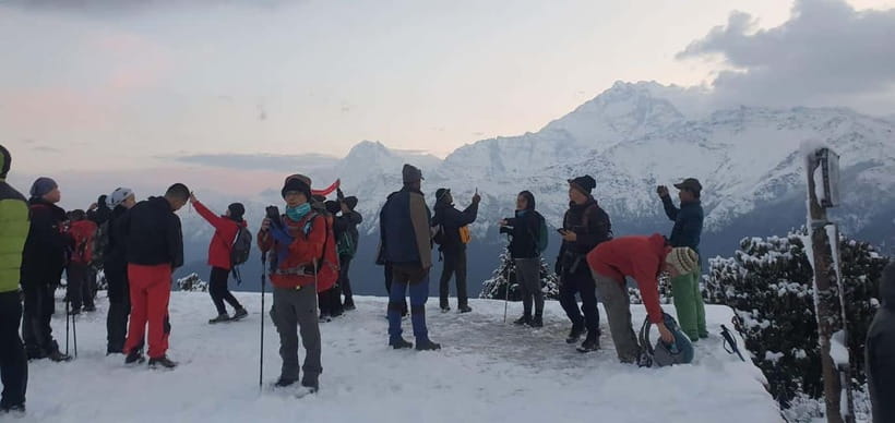 Pokhara: 4-Day Beautiful Ghorepani Poon Hill & Ghandruk Trek - Day two: six hours of stone steps to Ghorepani