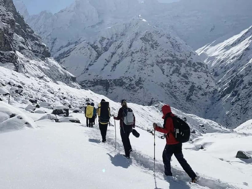 Pokhara: 7-Day Annapurna Base Camp Trek & Natural Hot Spring - Day 2: Stone steps and mountain views at Chomrong