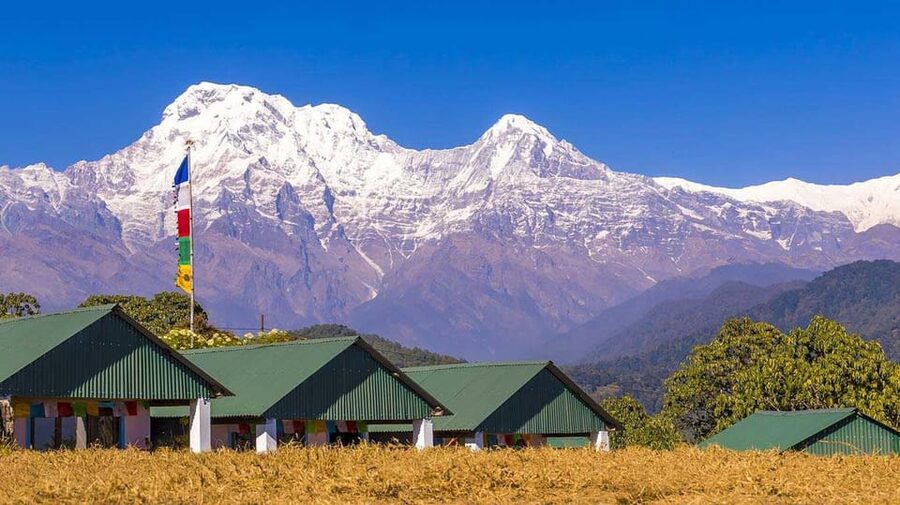 Pokhara: Annapurna Foothills Private Day Hike with Transfers - Mountain views from Australian Camp