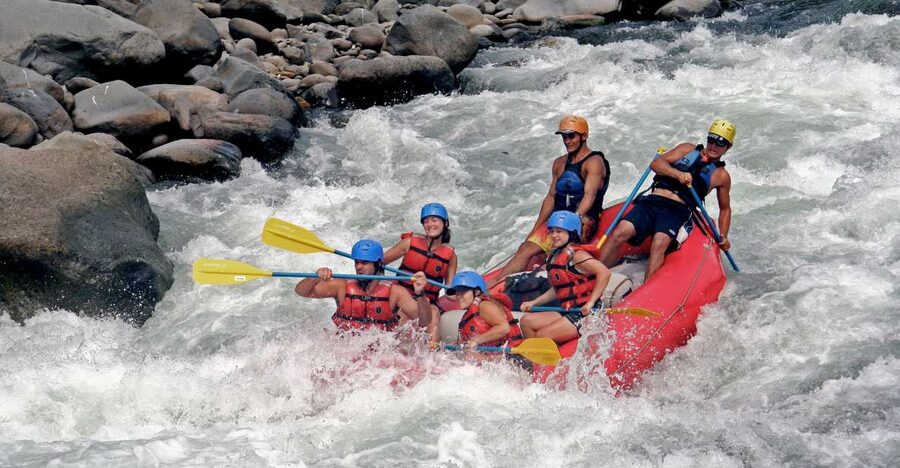 Pokhara: Half Day Upper Seti Rafting & Paragliding adventure - Taking off above Phewa Lake