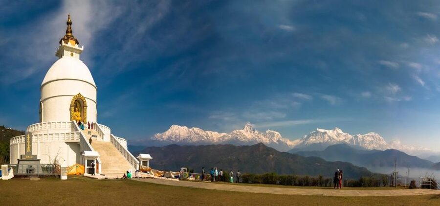 Pokhara: Pagoda, Waterfall & Cave – Private Short Trip - World Peace Pagoda and the best views of Phewa Lake