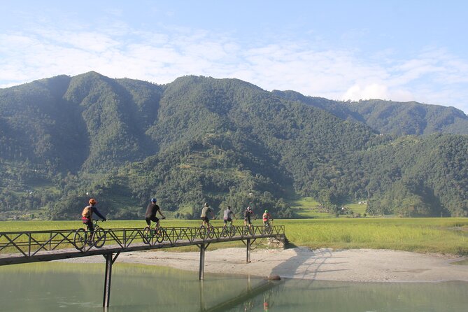 Pokhara Valley Mountain Bike Adventure Private Tour - Raniban forest and the Yellow Selfie Bridge