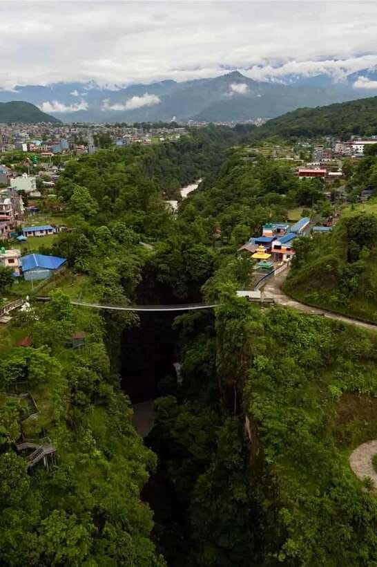 Seti George and Thrilling Suspension Bridge Tour at Pokhara - Leaving Lakeside in a private car
