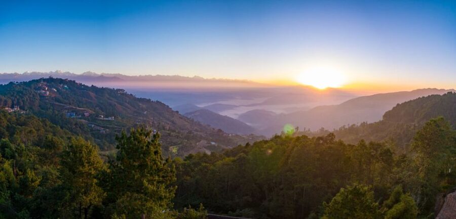 Sundarijal-Chisapani-Nagarkot Trek with Changunarayan - Sunrise and sunset from Nagarkot