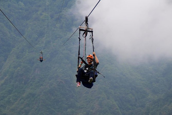 ZipFlyer Nepal - The World's Steepest Zip-line - From Lakeside to Sarangkot in about 30 minutes